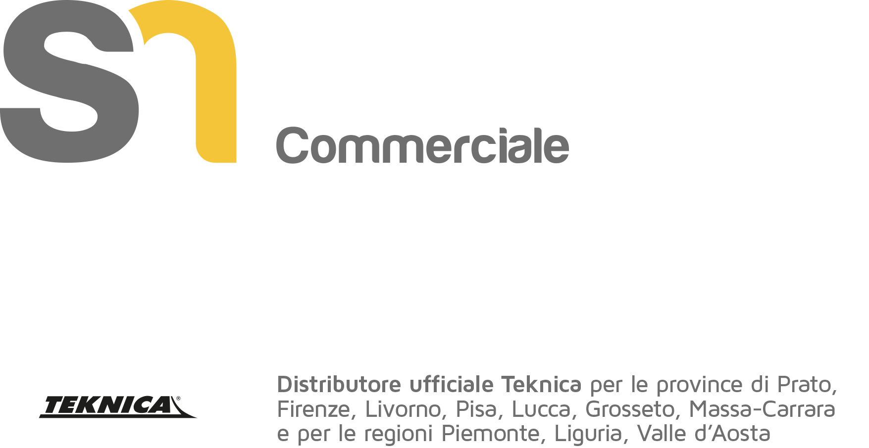 SN Commerciale – Distributore ufficiale Teknica per le province di Prato, Firenze, Livorno, Pisa, Lucca, Grosseto, Massa-Carrara e per le regioni Piemonte, Liguria, Valle d'Aosta